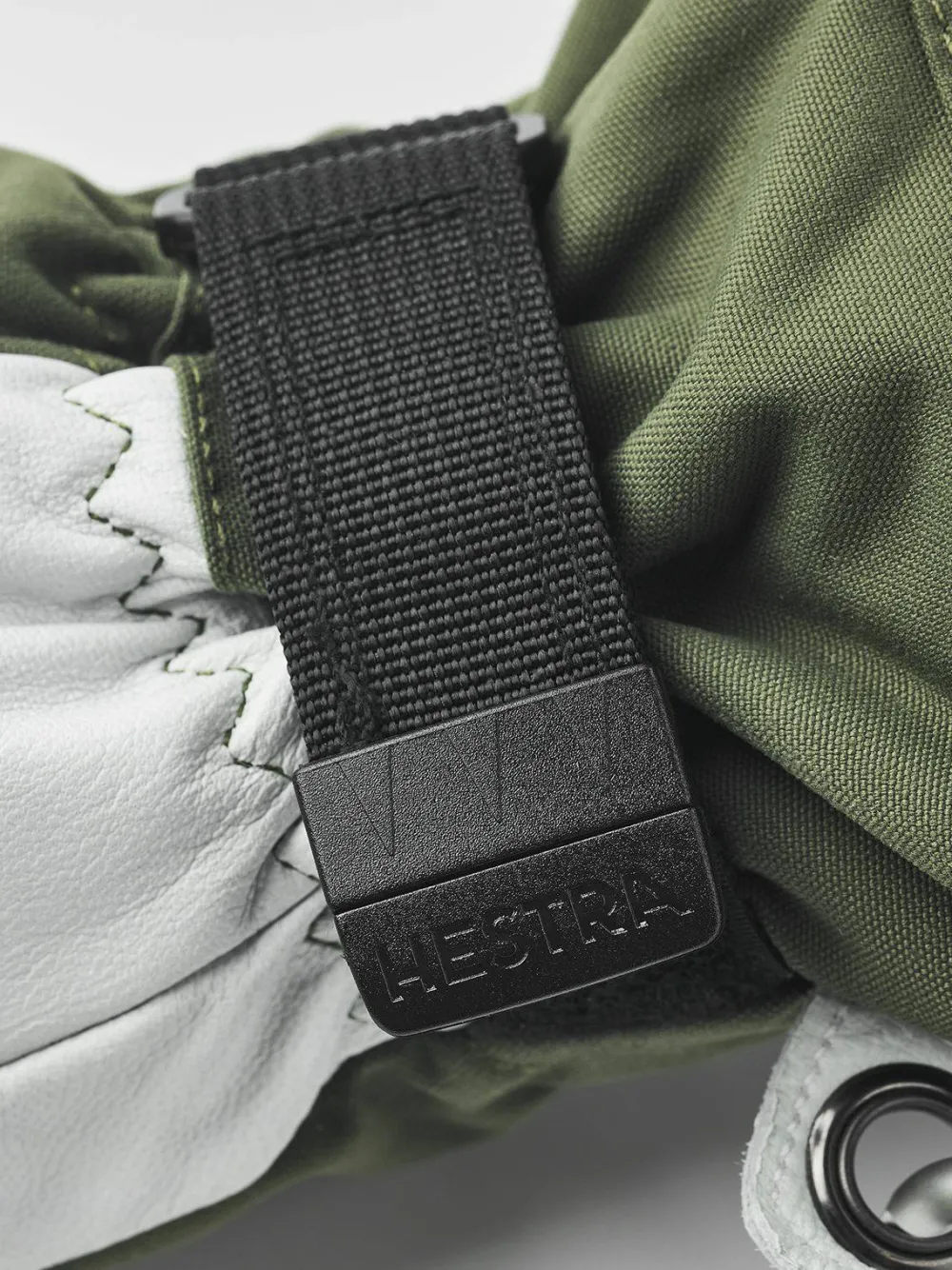 Outlet Army Leather Heli Ski 3-Finger Handskar & Vantar Dam
