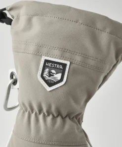 Hestra Army Leather Heli Ski 5-finger Khaki