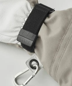 Hestra Army Leather Heli Ski 5-finger Khaki