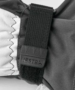 Hestra Army Leather Heli Ski 5-finger Grey Grå Online
