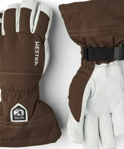 Hestra Army Leather Heli Ski 5-finger Espresso Best
