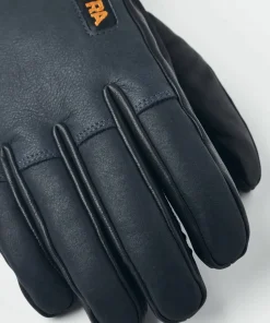 Hestra Army Leather Wool Terry 5-Finger Grey