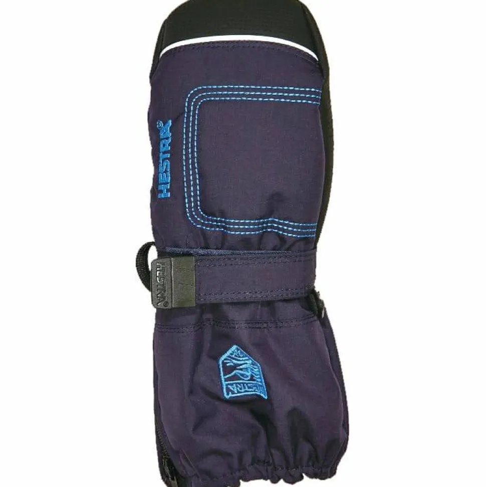 Hestra Baby's Zip Long Mitt Dark Marine