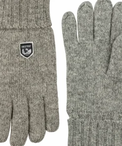 Hestra Basic Wool Glove Grey Grå Clearance