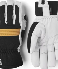 Hestra Couloir 5 Finger Black/Off White Black/Offwhite New