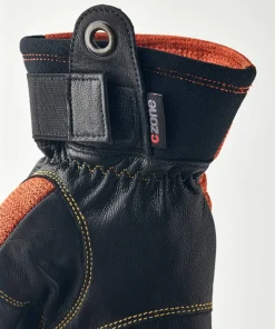Hestra Couloir 5 Finger Brick Red/Black Hot