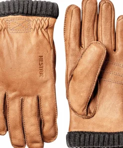 Hestra Deerskin Primaloft Rib Kork Hot