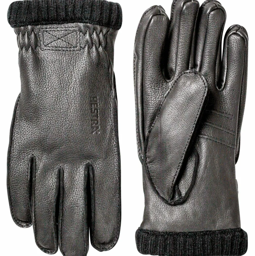 Hestra Deerskin Primaloft Rib Black Svart Best