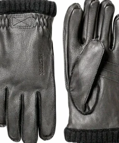 Sale Deerskin Primaloft Rib Black Handskar & Vantar Herr
