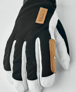 Clearance Ergo Grip Active Wool Terry - 5 Finger Black/Off White Handskar & Vantar Dam