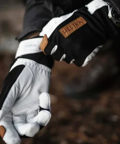 Clearance Ergo Grip Active Wool Terry - 5 Finger Black/Off White Handskar & Vantar Dam