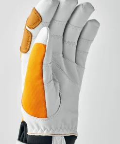 Hestra Ergo Grip Active Wool Terry - 5 Finger Orange/Off White