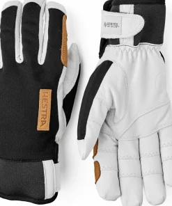 Hestra Ergo Grip Active Wool Terry - 5 Finger Black/Off White Svart / Offwhite Online