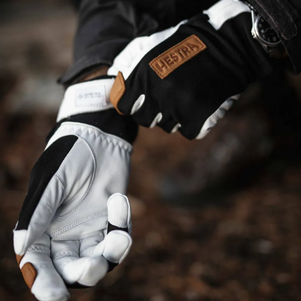 Hestra Ergo Grip Active Wool Terry - 5 Finger Black/Off White Svart / Offwhite Online