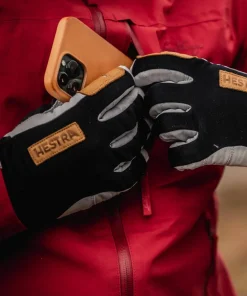 Hestra Ergo Grip Active Wool Terry - 5 Finger Black/Off White Svart / Offwhite Online