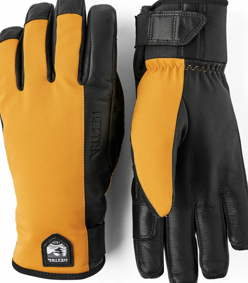 Hestra Flextron Motion Short 5-Finger Mustard/Black