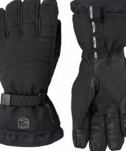 Hestra GORE-TEX Perform 5 Finger Black/Black