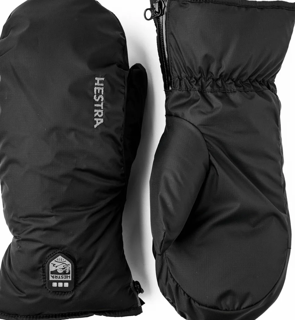 Hestra Heated Liner Mitt Black