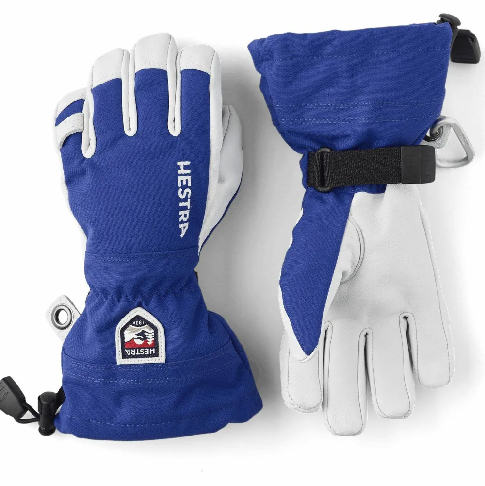 Best Juniors' Army Leather Heli Ski Barn Handskar & Vantar Barn
