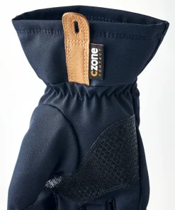 Hestra Juniors' CZone Pluto 5-Finger Navy Best