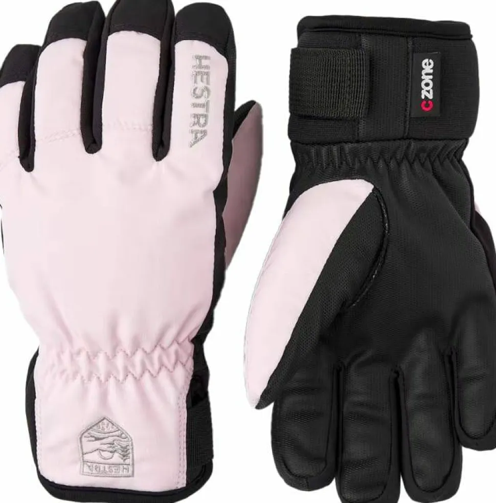 Hestra Juniors' Ferox Primaloft 5-Finger Pink