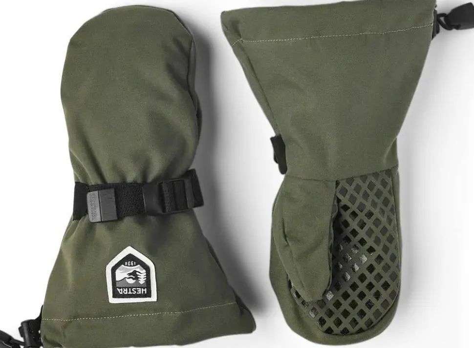 Hestra Kids' Fjellvotten Mitt Olive