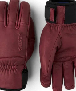 Hestra Omni - 5 Finger Bordeaux
