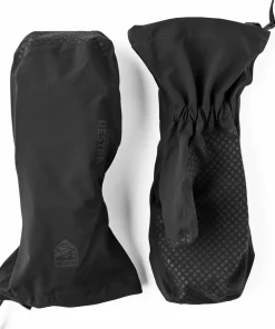 Hestra Seam Sealed Shell Mitt Black Best