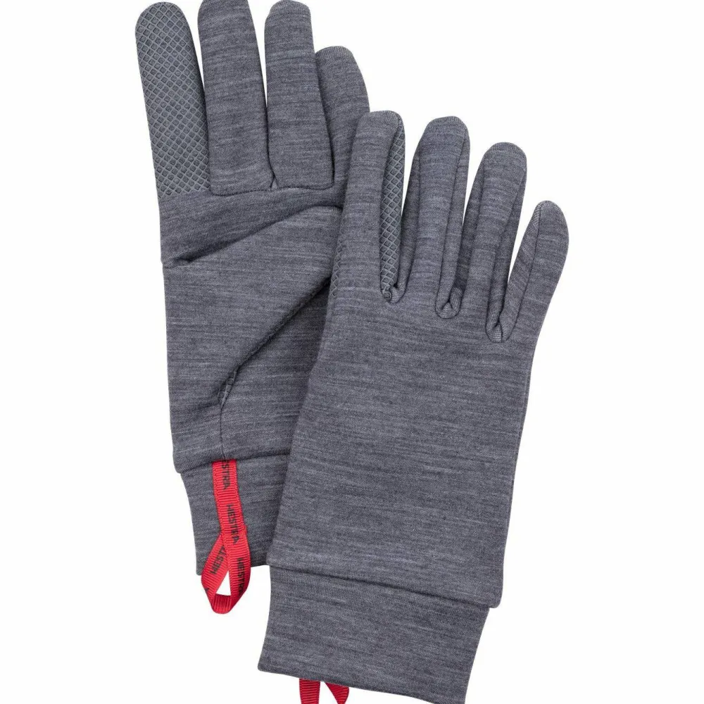 Outlet Touch Point Warmth - 5 Finger Grey Handskar & Vantar Herr