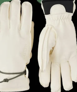Hestra Wakayama 5-Finger Almond White/Almond White