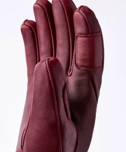 Hestra Women's Fall Line - 5 Finger Bordeaux