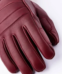Hestra Women's Fall Line - 5 Finger Bordeaux