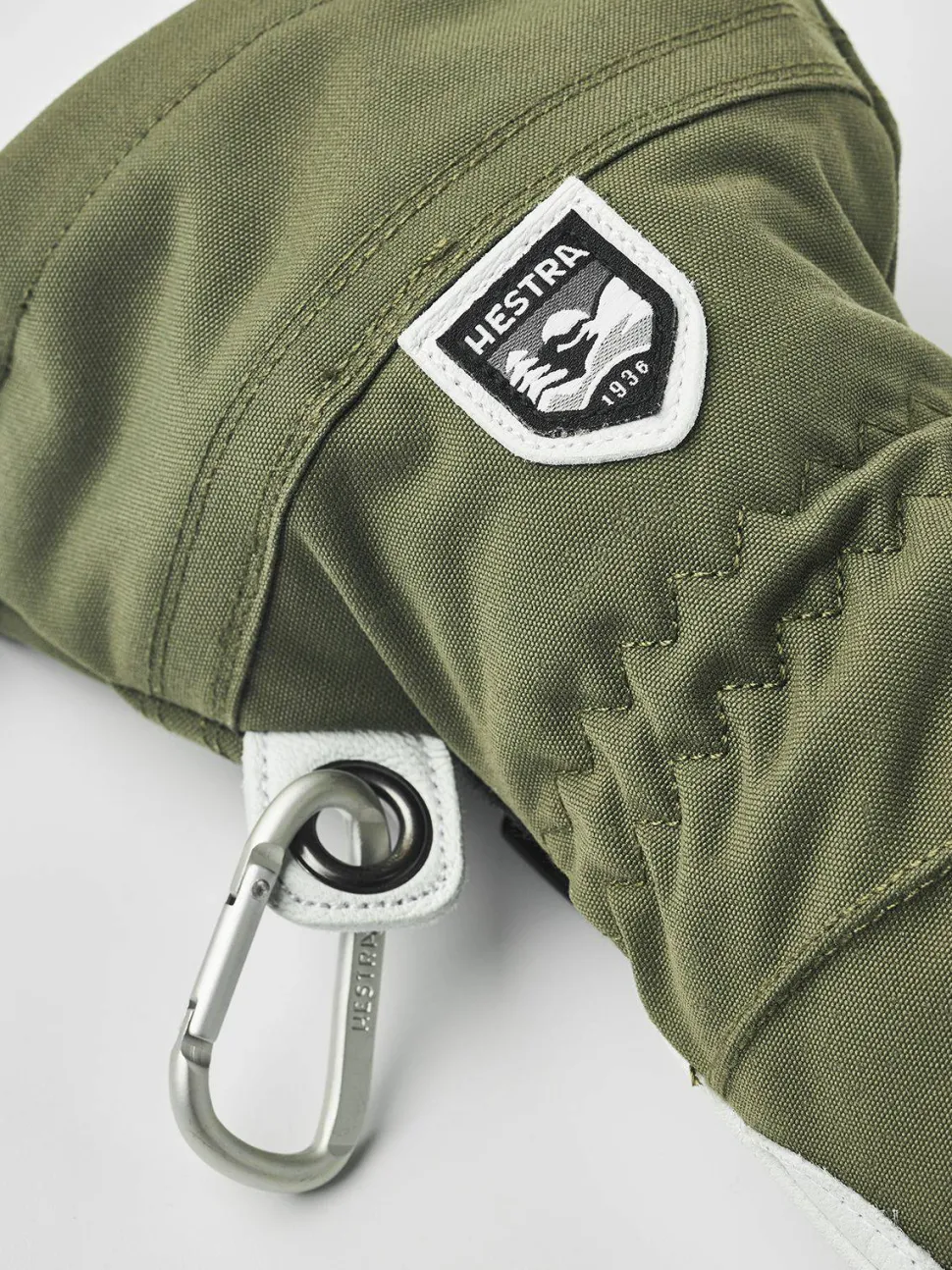 Hestra Women's Heli Ski Female Mitt Olive/Offwhite