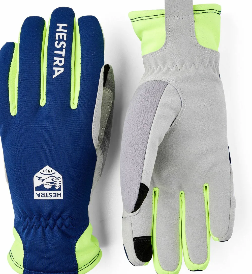Hestra Women's XC Primaloft 5-Finger Navy/Light Grey