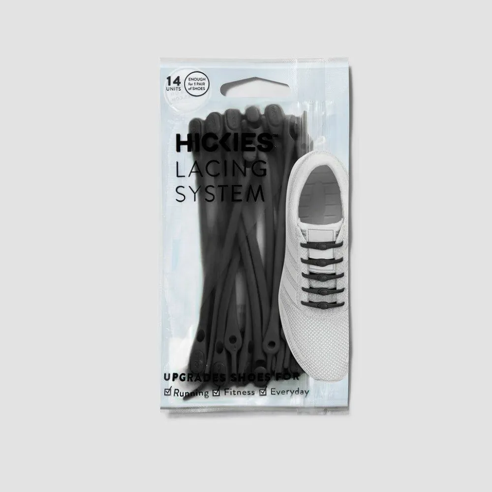 Hickies No Tie Laces 2.0 Black Hot