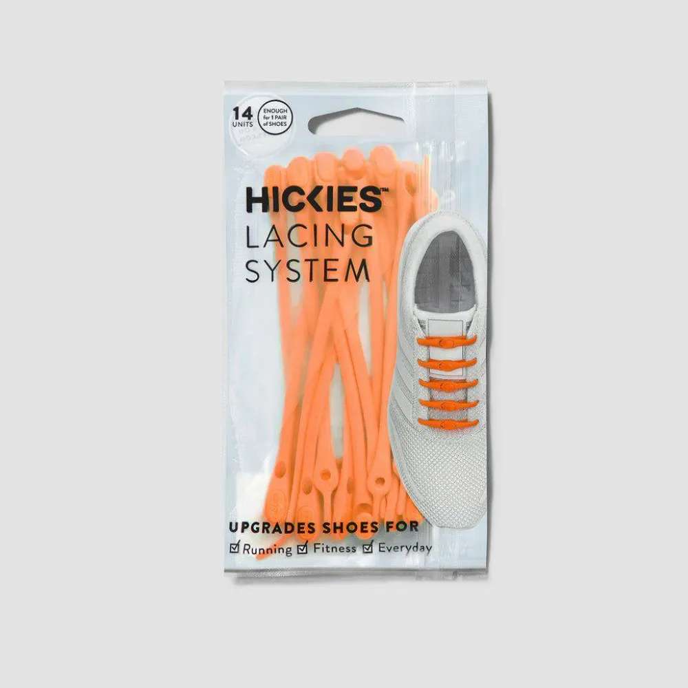 Hickies No Tie Laces 2.0 Orange Hot