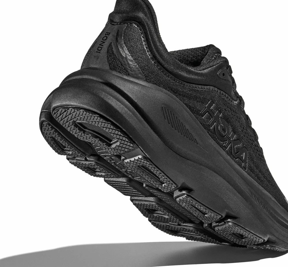 Hoka Men's Bondi 9 Black / Black Black/Black