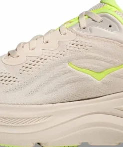 Hoka Men's Bondi 9 Grout/Neon Yuzu Hot