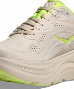 Hoka Men's Bondi 9 Grout/Neon Yuzu Hot