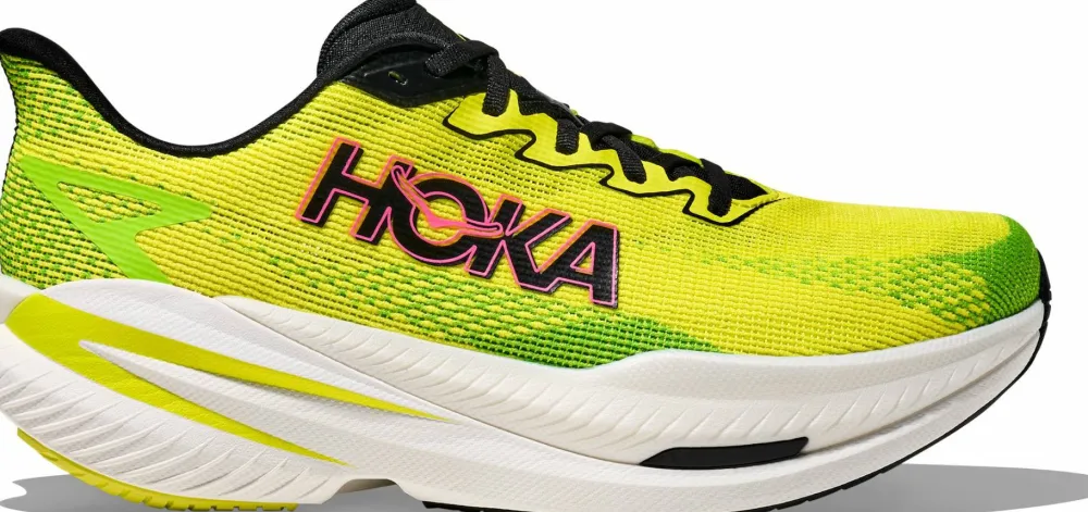 Hoka Men's Mach X 3 Neon Citrus/Neon Lime Neon Hoka Citrus/Neon Lime New