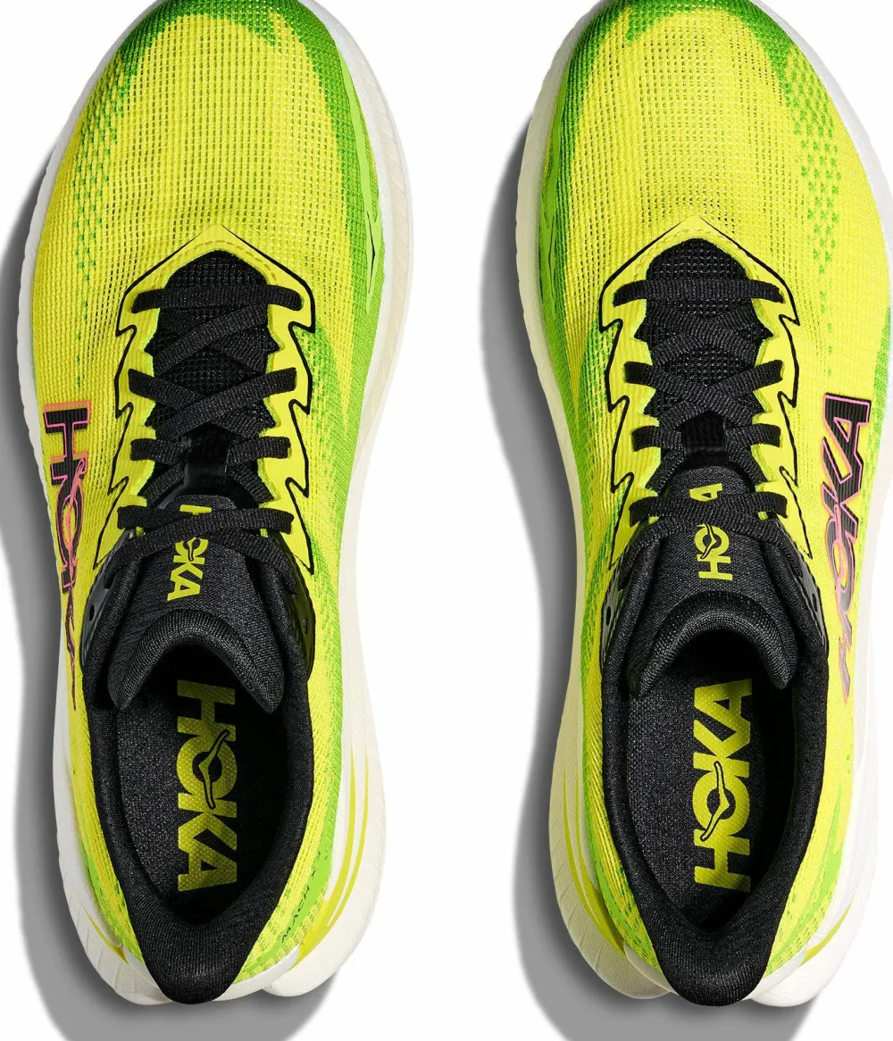 Hoka Men's Mach X 3 Neon Citrus/Neon Lime Neon Hoka Citrus/Neon Lime New