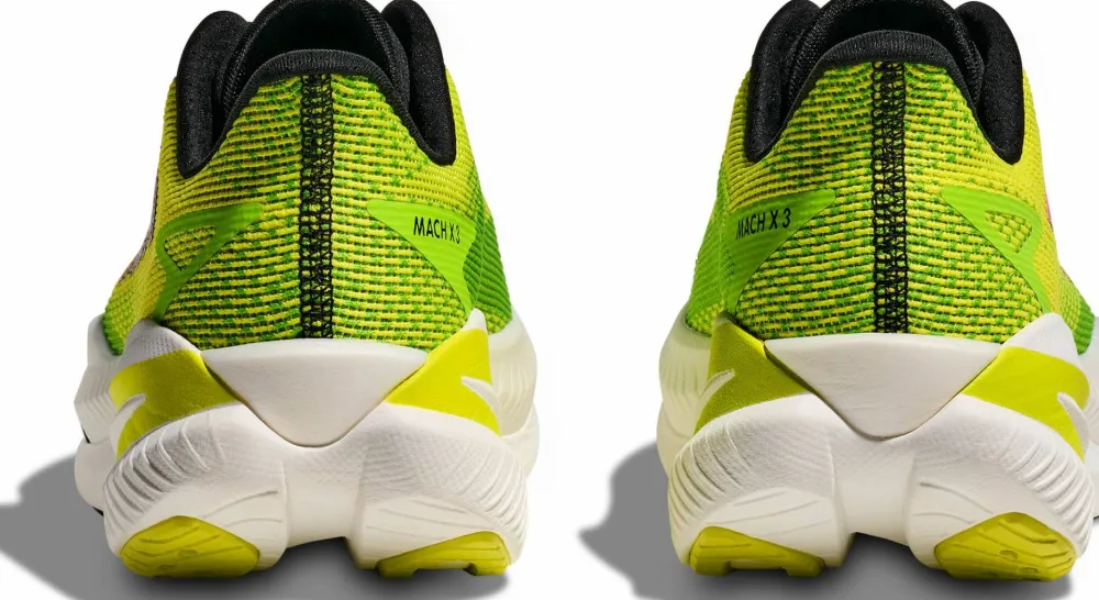 Hoka Men's Mach X 3 Neon Citrus/Neon Lime Neon Hoka Citrus/Neon Lime New