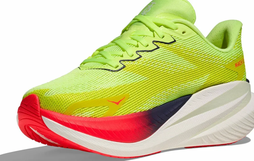 Hoka Men's Mach X 3 Neon Yuzu/Squid Ink