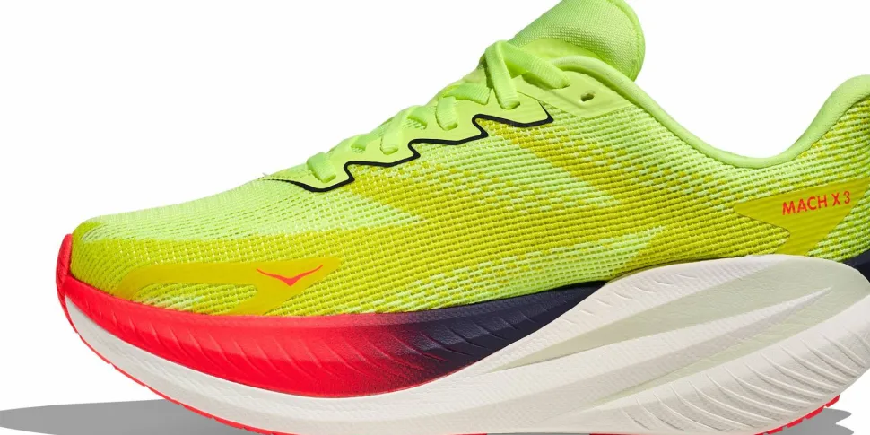 Hoka Men's Mach X 3 Neon Yuzu/Squid Ink