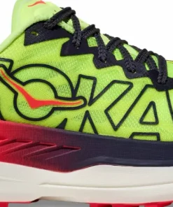 Hoka Men's Rocket X Trail Neon Yuzu/Neon Flame