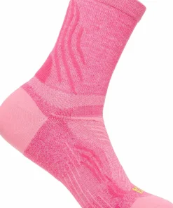 Hoka Unisex Bondi 9 Crew Run Sock Electric Rose New