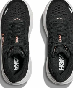 Hoka Women's Bondi 9 Black/Rose Gold