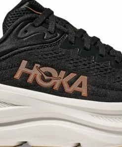 Hoka Women's Bondi 9 Black/Rose Gold Outlet