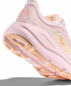 Hoka Women's Bondi 9 Lilac Cream/Tangerine Glow Discount