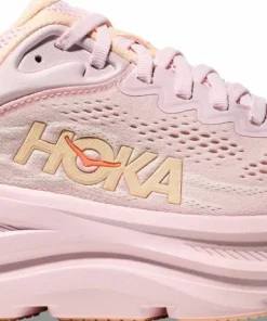 Hoka Women's Bondi 9 Lilac Cream/Tangerine Glow Discount